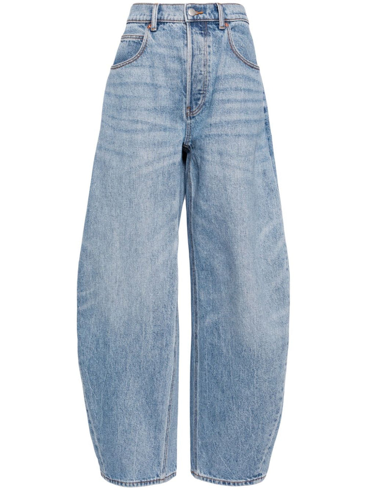 Wide leg jeans