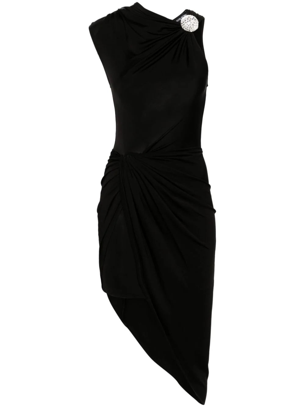 Draped midi dress