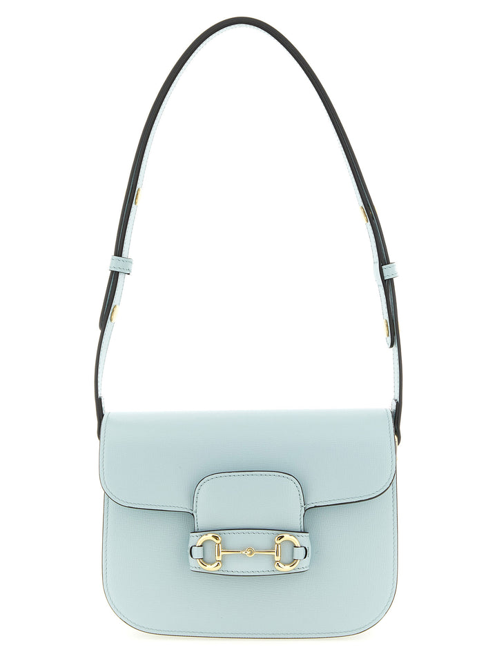 Gucci Gucci Horsebit 1955 Shoulder Bags - Light Blue | 1330e64837b2b41ecce1638a4547423b974f48f8