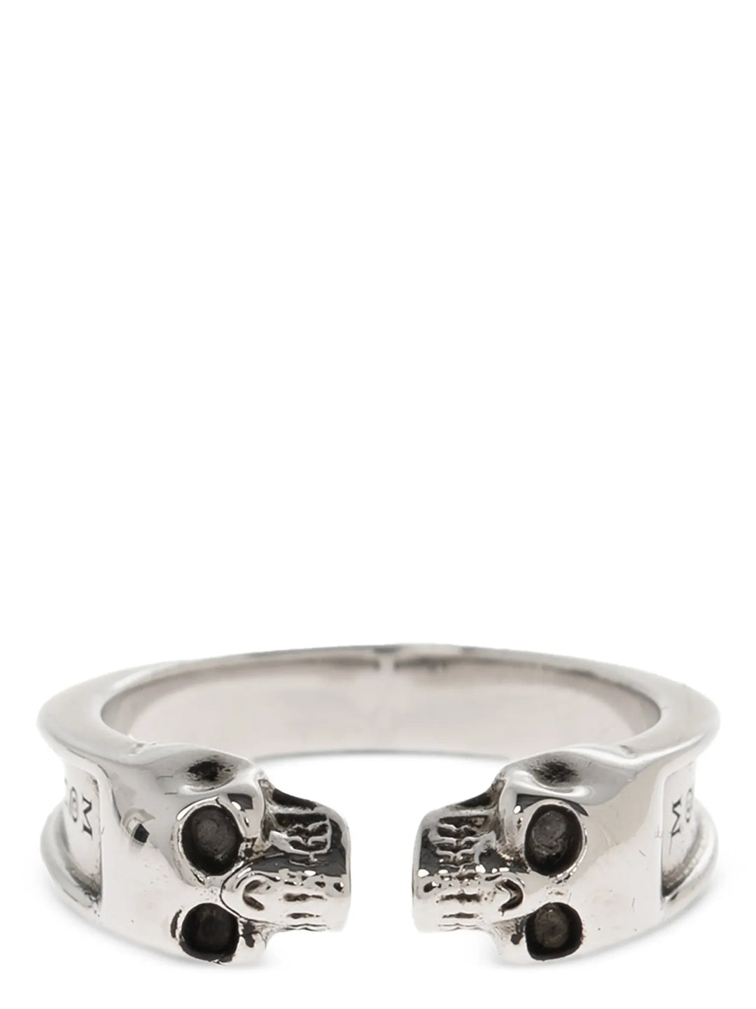 Mcqueen Thin Twin Skull Jewelry - Silver | 25e1e0ac7107f149d9204d4510c5ddf8ebdc60ae