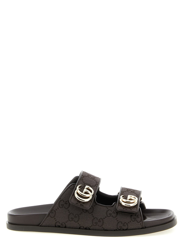 Doppia G Sandals Brown