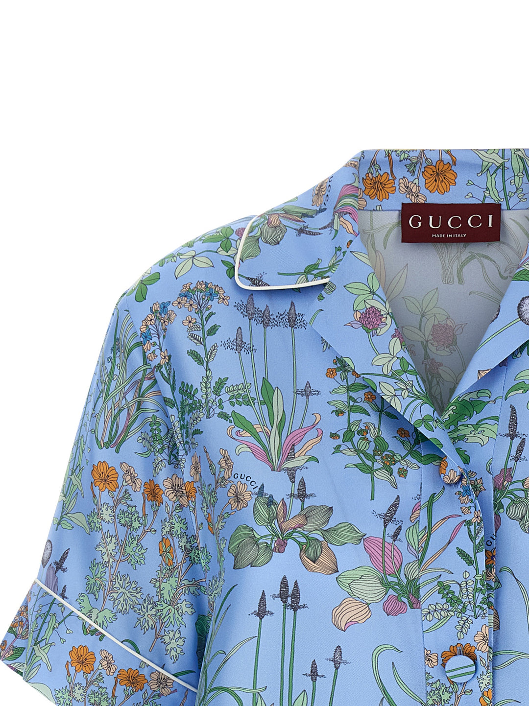 Gucci Silk Blouse Shirt and Blouse - Light Blue | 536c651c5745955a9e10ed6f2a5bf1460609547d