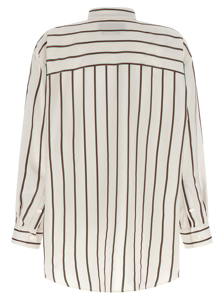 Gucci Web Shirt and Blouse - White | 449e5d2bf60bbd2e1c6d427483739f6608c4fc48