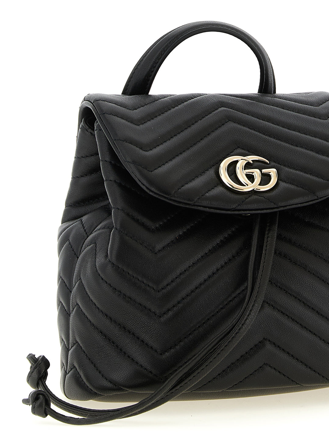 Gucci Gg Marmont Backpacks & Travels - Black | 09ec51afca8b6b875fa6ce88289ff9bfe0eaab84