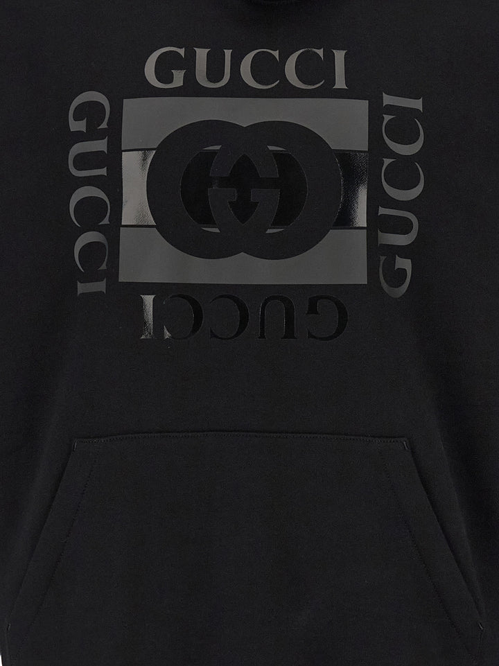 Gucci Gucci Incrocio Gg Sweatshirt - Black | bf5b9bf1f38254fef4c065e84d9b14d5d4a21270