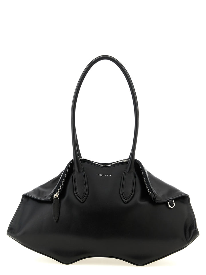 Mcqueen Manta Shoulder Bags - Black | 516b237fdece5587aab4f21ba68476f448647489