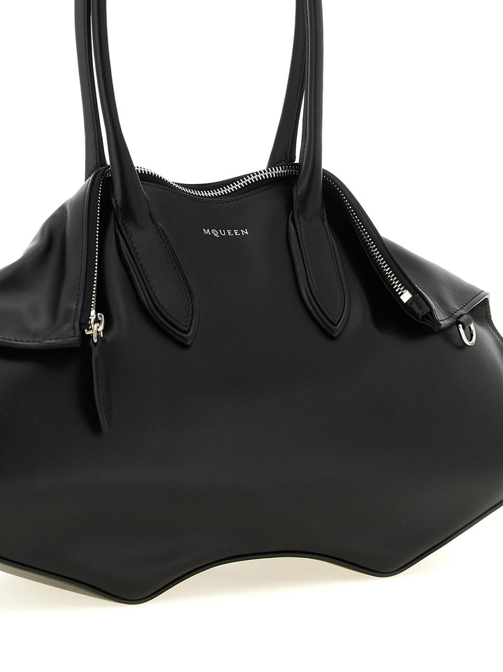 Mcqueen Manta Shoulder Bags - Black | 7d834a7bec05c495782f778998110bbcb9aab5c4