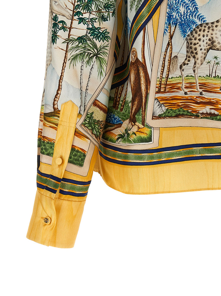 Gucci Silk Shirt Shirt and Blouse - Multicolor | b34a7be2d89b0bbc03f8810f6b30bc516dae72a7