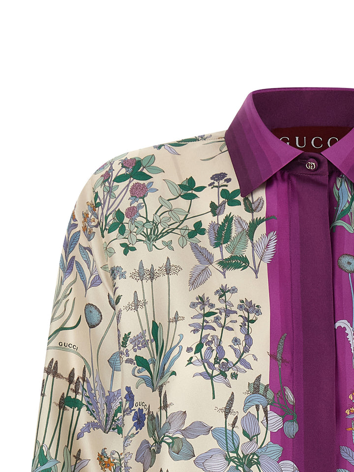 Gucci Silk Shirt Shirt and Blouse - Multicolor | c900feef6e404b2b45ecd673814d6a6d9d87a4db