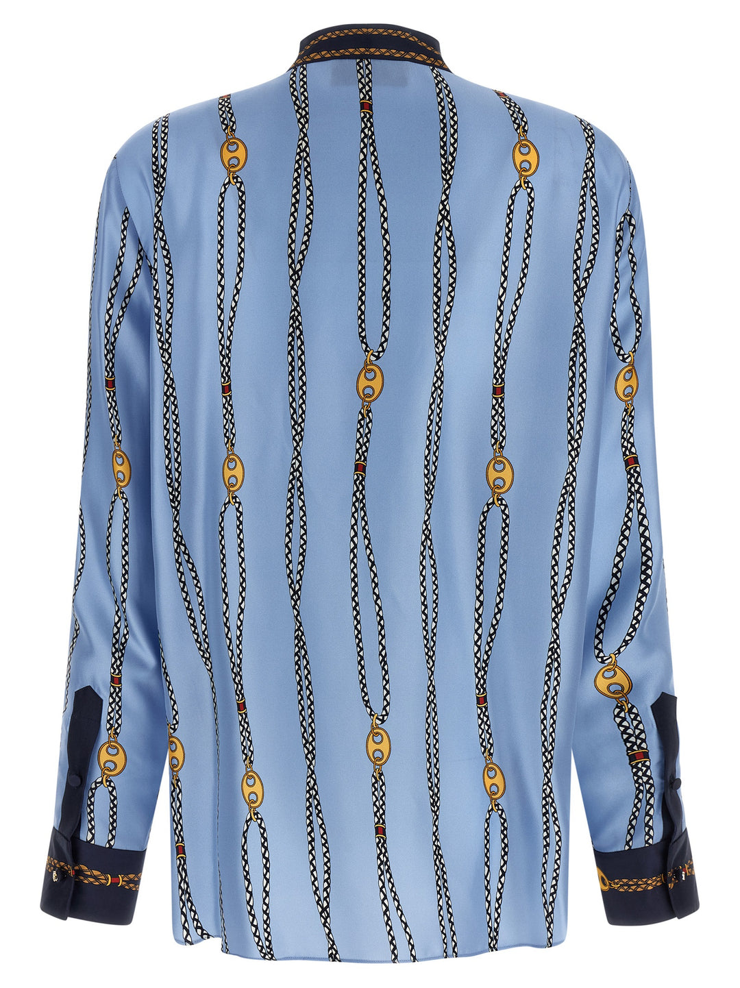 Gucci Lavallière Collar Shirt Shirt and Blouse - Light Blue | 86d4ceb166e0034a7cbf5d6799995b2d4329962d