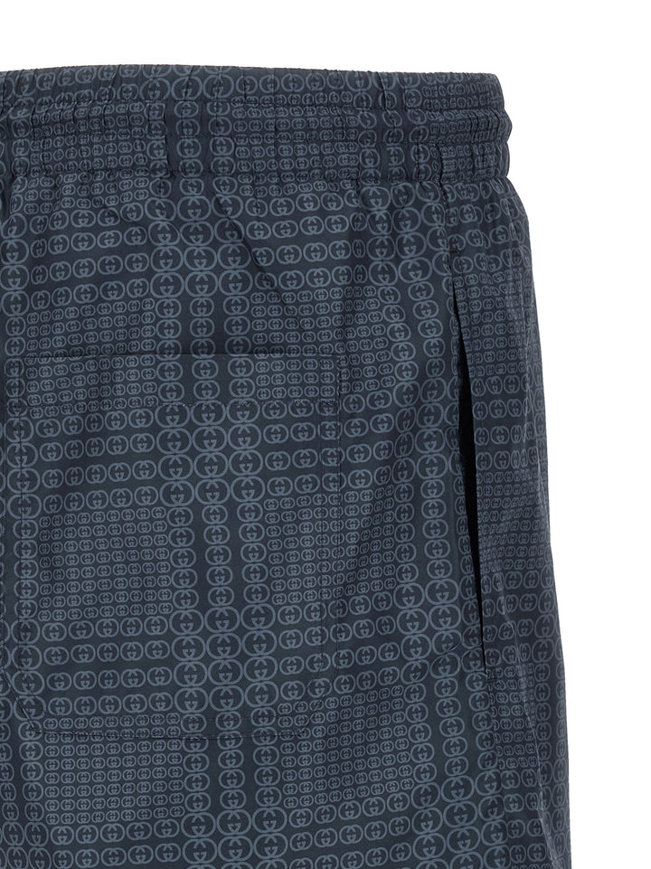 Gucci Gucci Incrocio Gg Beachwear - Blue | 641863696a60c9027b5f0b0b28df5fd847741905