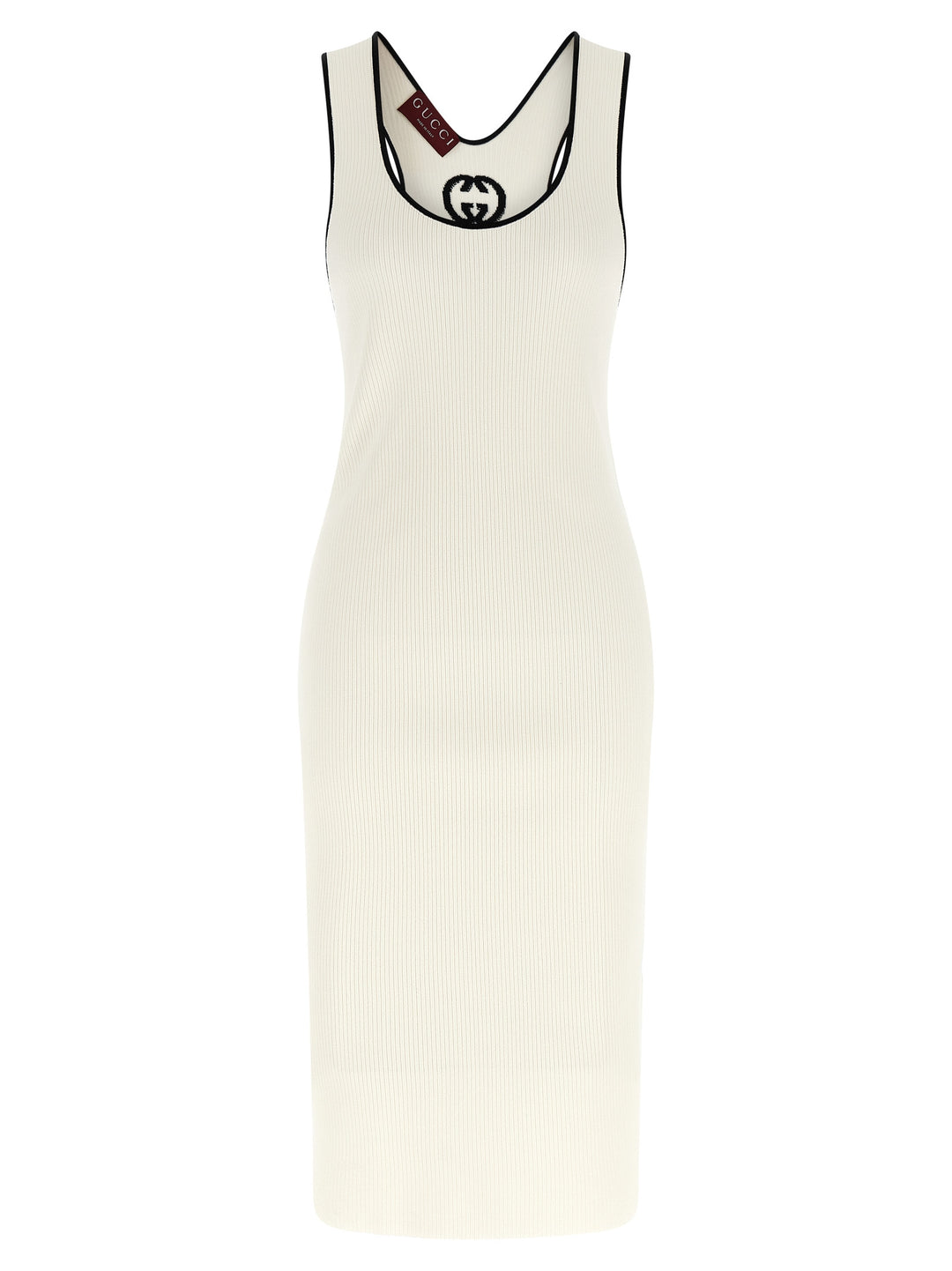 Gucci Doppia G Dresses - White/Black | fb44f882446cf5337b447b6cd13d14bad672ab9b