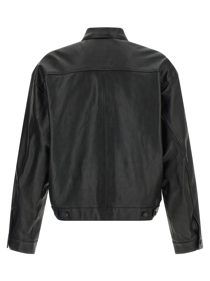 Balenciaga Shirt Jacket Puffer Jackets - Black | 045361776401c5097de339ae4e48476c4e4e4a75