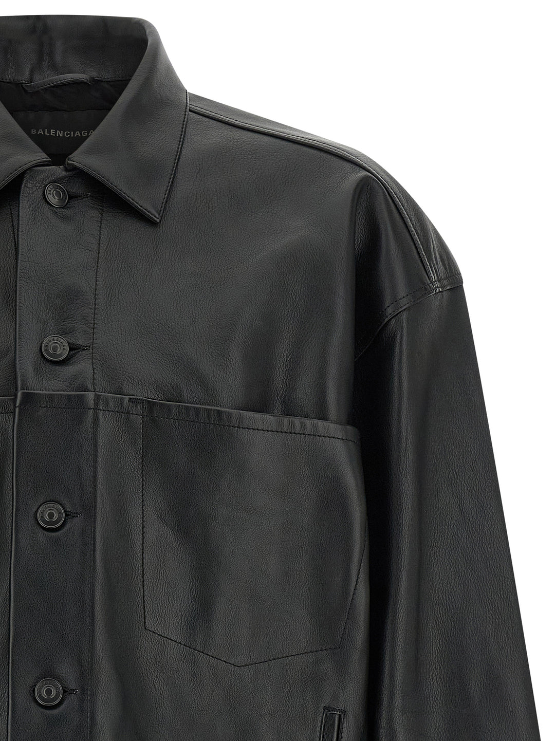 Balenciaga Shirt Jacket Puffer Jackets - Black | ecc0b009c03b4b25bd7651cb06146f032510a6da