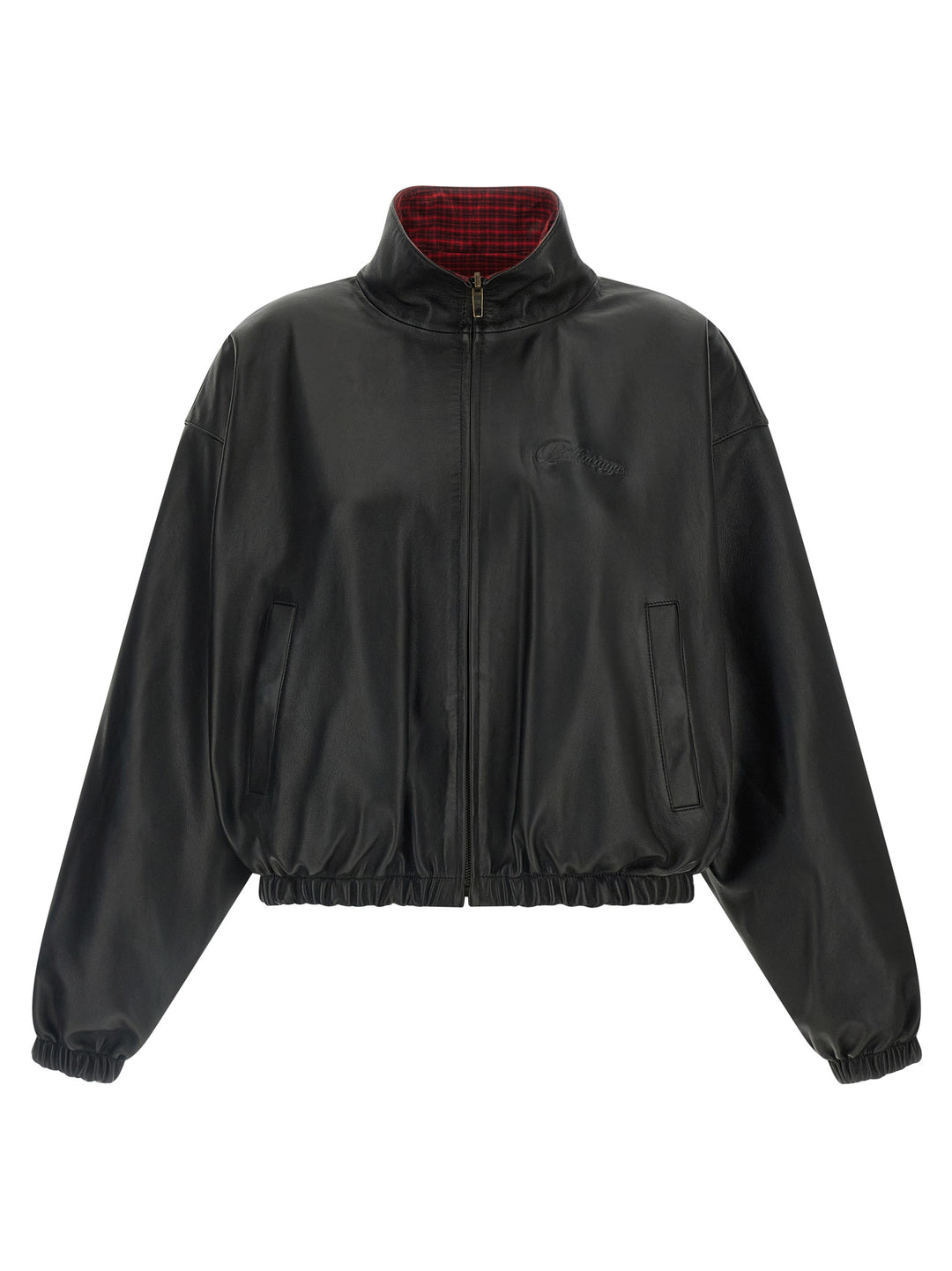 Balenciaga Reversible Leather Jacket Puffer Jackets - Black | 6c9a8b1986c2aaa56e05df97fcb55628039e8cba
