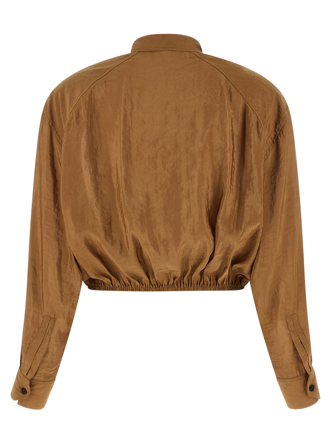 Saint Laurent Lavallière Blouse Shirt and Blouse - Brown | 9e4bdaa63d8edf57913504821b03e31481a48741