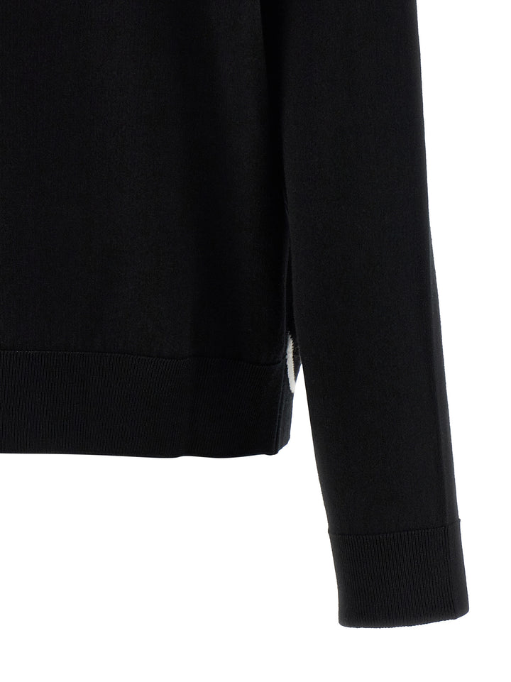Balenciaga Big B Sweaters and Cardigans - White/Black | 8208ab982d91c7ac3b9037b0653acf3725c8d4e0
