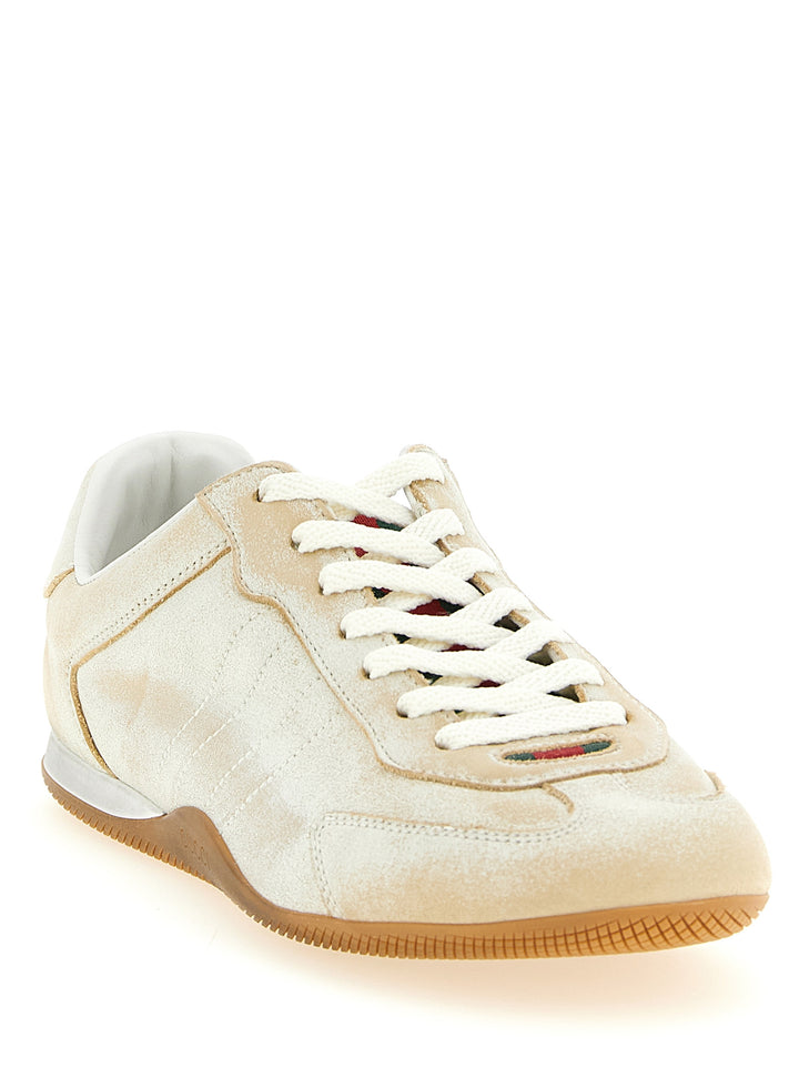 Gucci Gucci Shift Sneakers - Beige | d72dfa6cb591e4289f2b396f80e801aa8c69d7e5