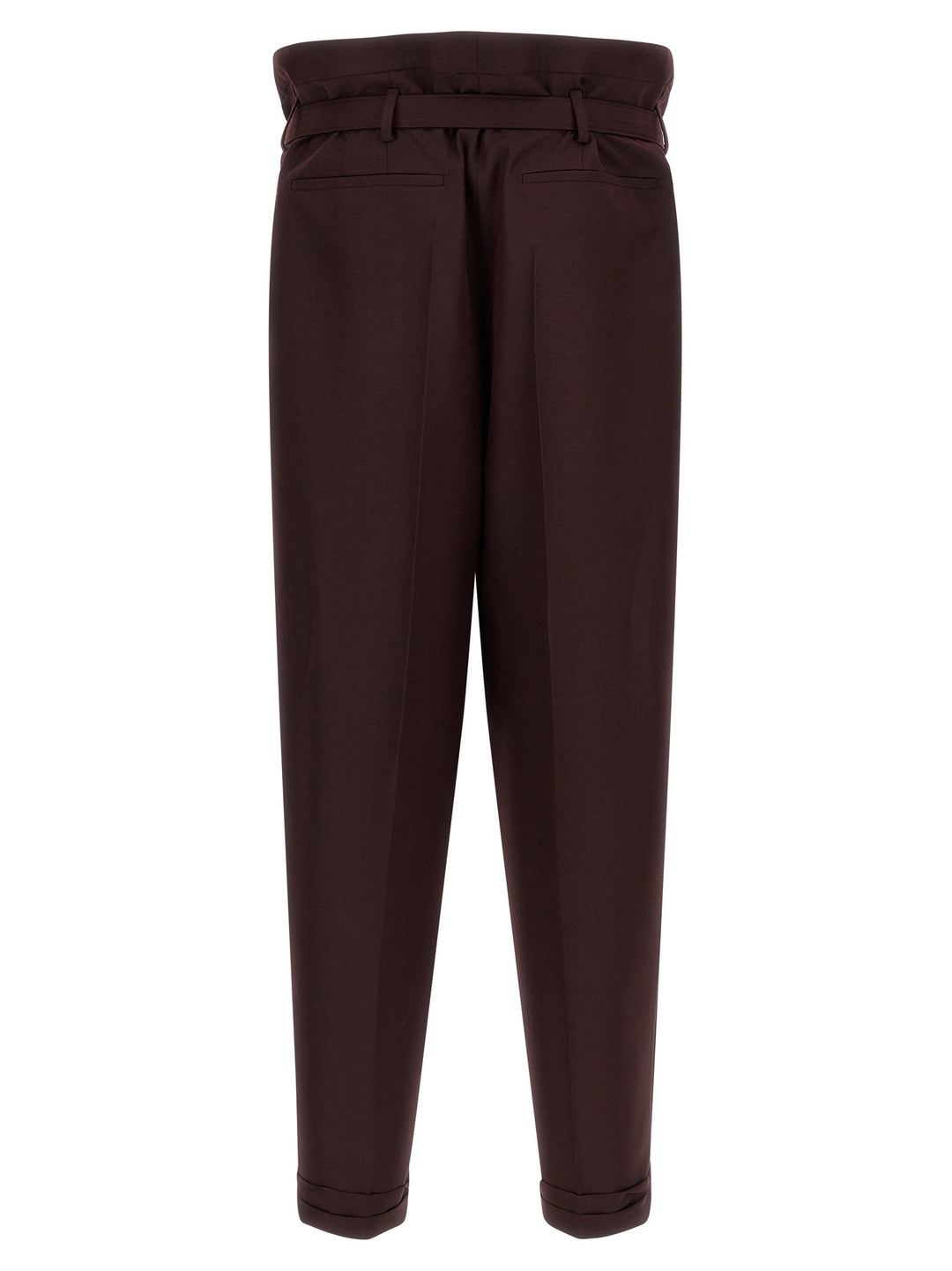 Saint Laurent Paper-Bag Pants - Purple | 057f71910c32dbd04a2382b838d5234d55b47336