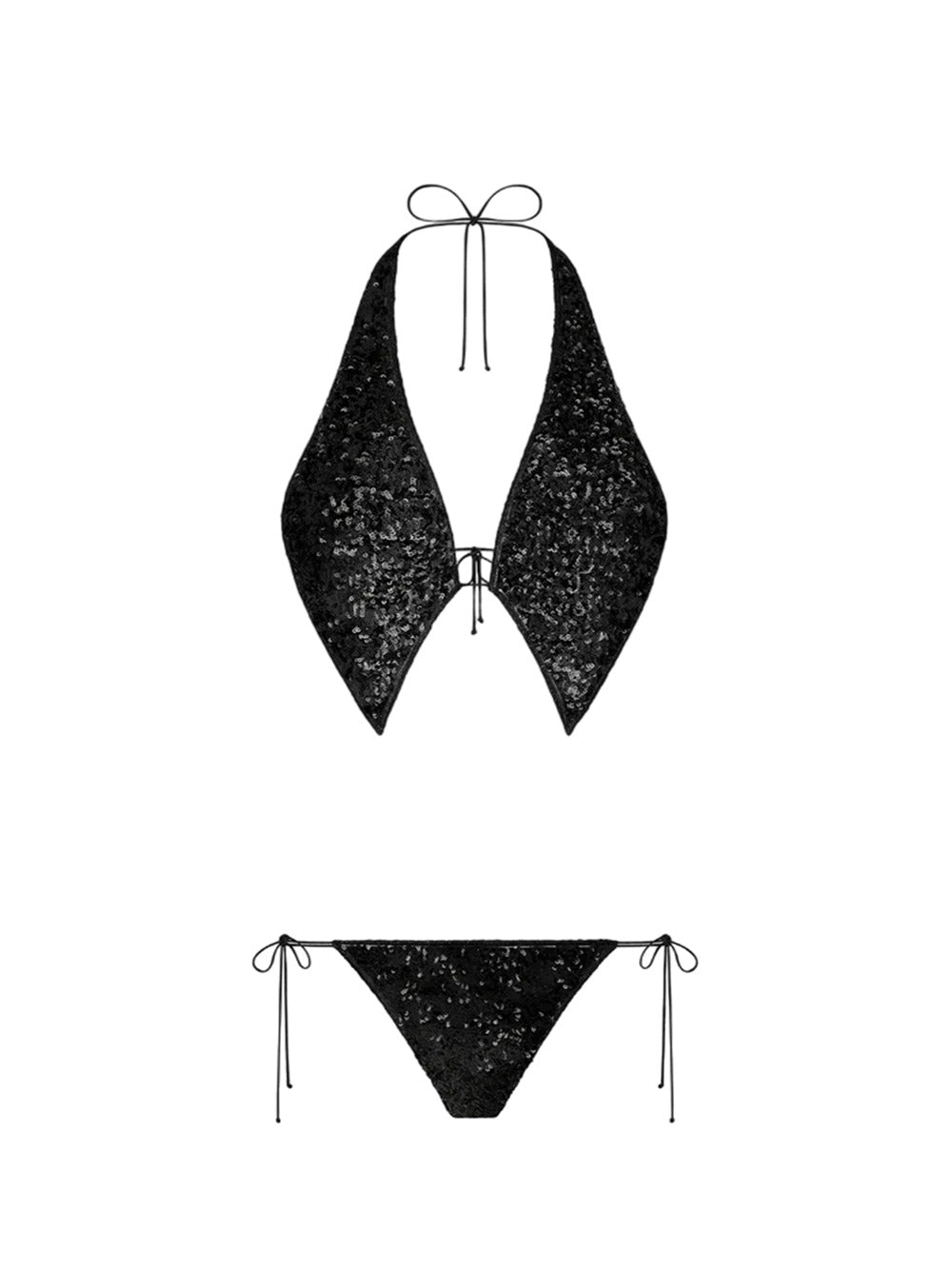 Paillettes tie set