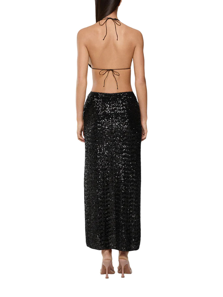 Paillettes long skirt