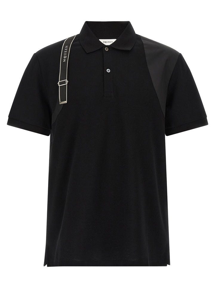 Mcqueen Harness Polo - Black | 9260fb5bbdc72a0ea990220d72aa8719b1daf201
