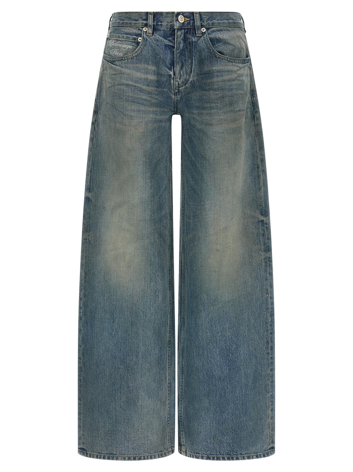 Balenciaga Baggy Jeans - Blue | b0c41afdbe81bdc929c3b138da91fff675927910
