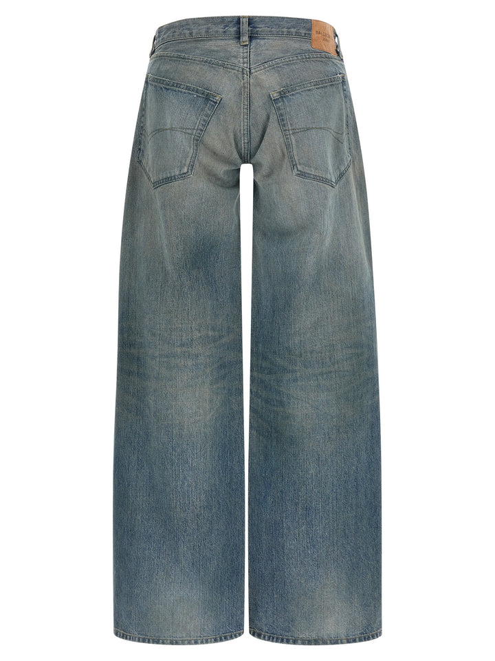 Balenciaga Baggy Jeans - Blue | 337a178aaf8b82759a8817de1370063c65815ebf