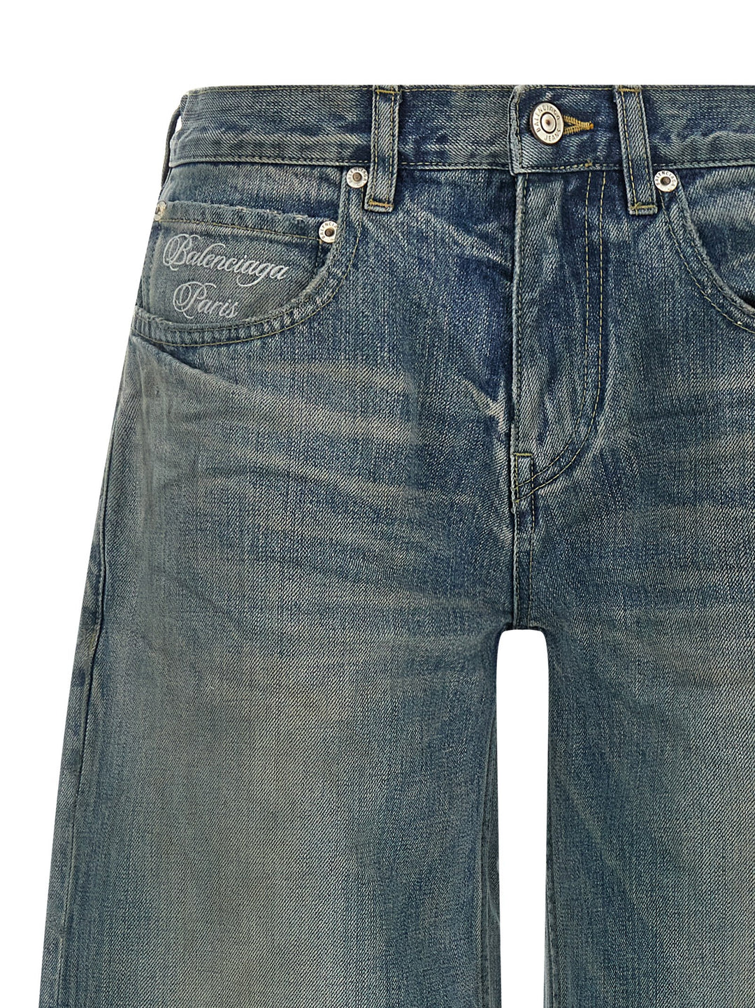 Balenciaga Baggy Jeans - Blue | 54e318ace069df4b3da6bcdb20eeb365da07a37e
