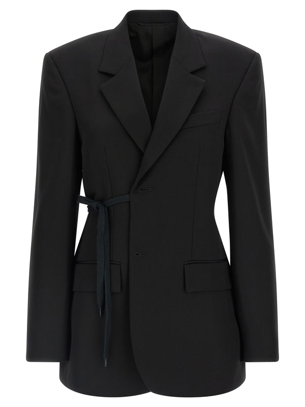 Wrap Tailored Blazers Black