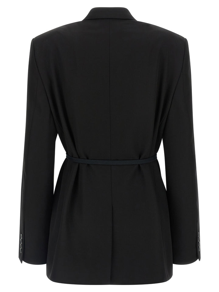 Balenciaga Wrap Tailored BlazerS - Black | cd1467dbc83120f55f9e3b1f4428814a29823481