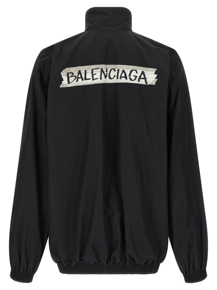 Balenciaga Masking Tape Sweatshirt - Black | f0ef9c7636939fcd3b972310dabc1c6e8fbd0800