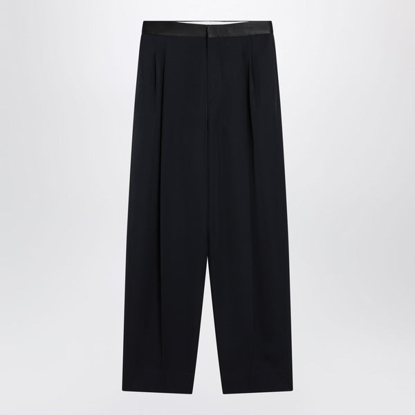 Midnight Blue Wool Trousers