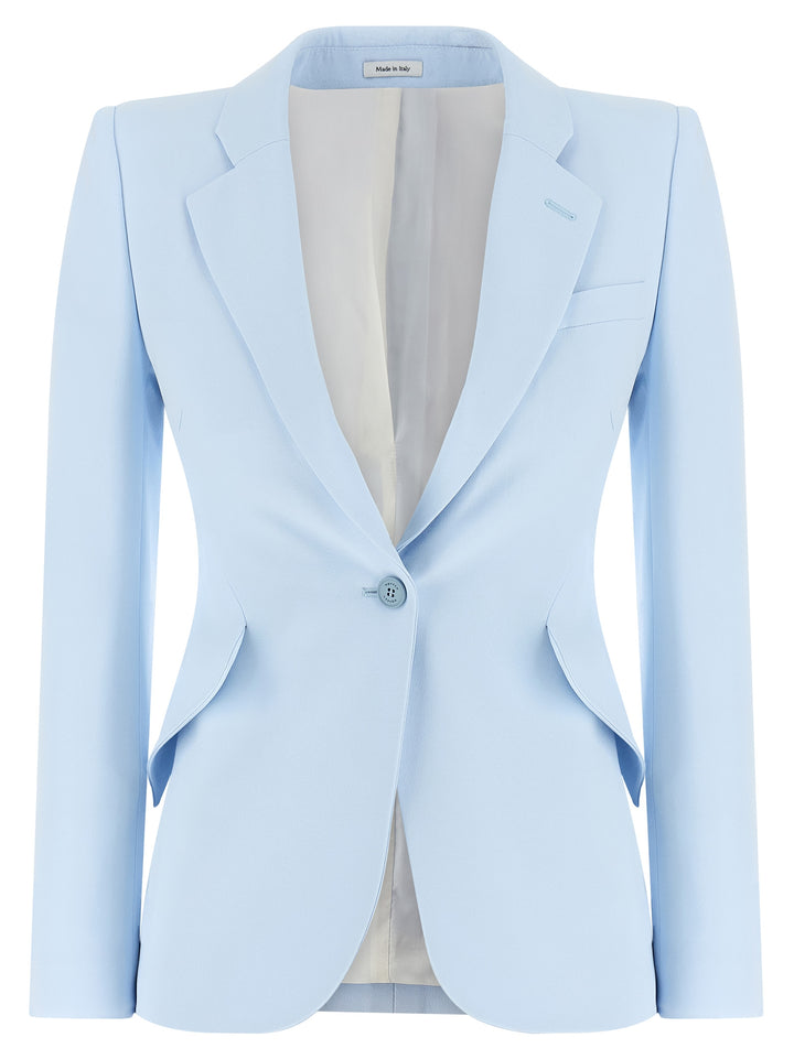 Mcqueen Single-Breasted Blazer BlazerS - Light Blue | 01c01e2b2329434456b0a14e31eb17723ddd1531