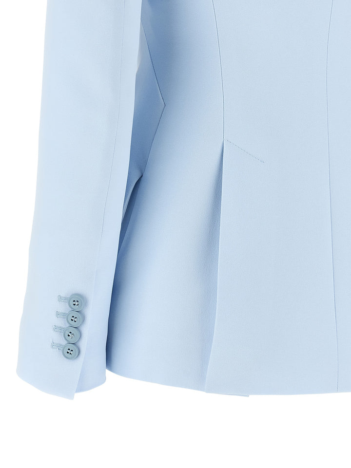Mcqueen Single-Breasted Blazer BlazerS - Light Blue | 384b883774925c21f842a99fba6251eee0c33c94