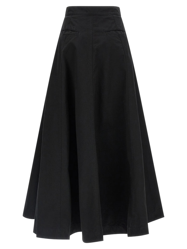 Balenciaga Godet Skirts - Black | d32365f78347bb01131ee5c161ecff893df45619