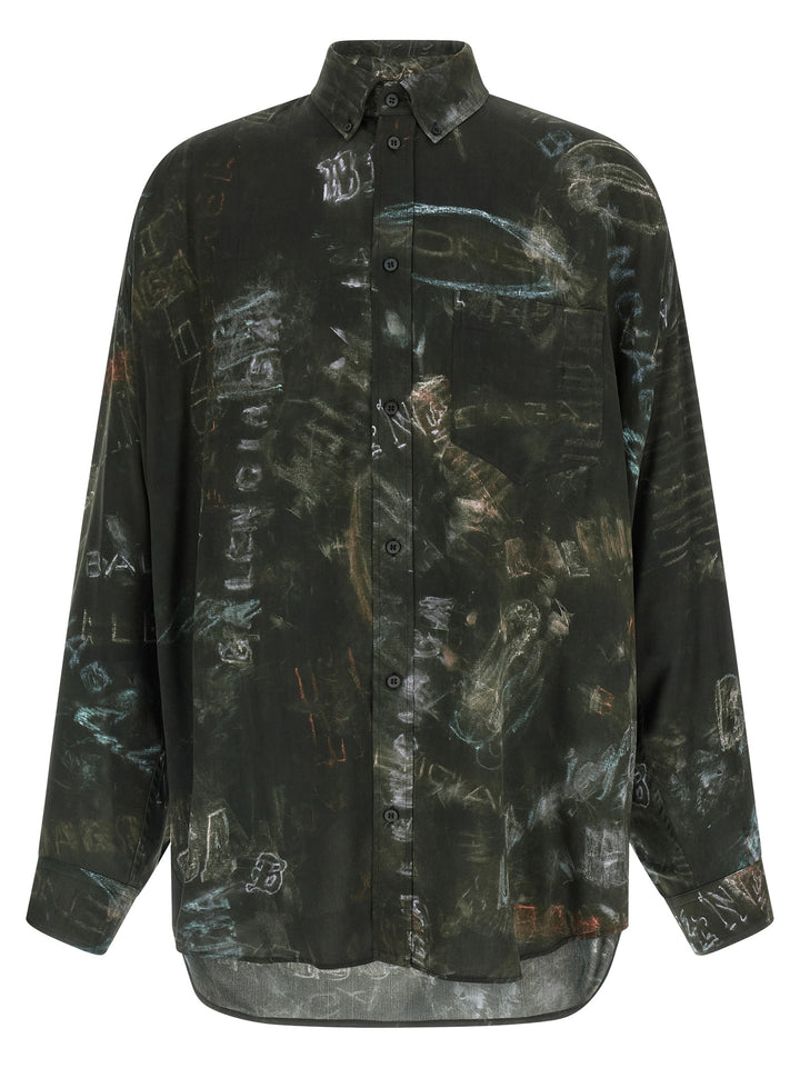 Balenciaga Cocoon Shirt and Blouse - Black | 1538fab0e35e89aa13de06f3f39f9109d81d2ddf