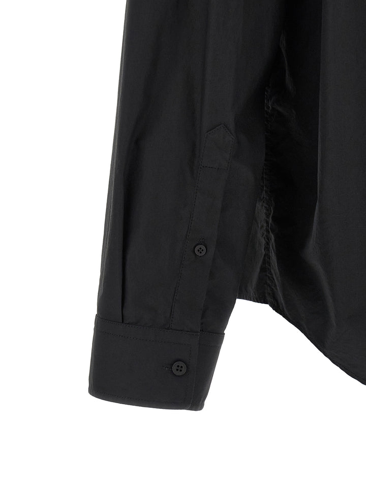 Balenciaga Logo Patch Shirt Shirt and Blouse - Black | 7b9327d425d3e93a9864ec2ea4b8b469ba1c1788