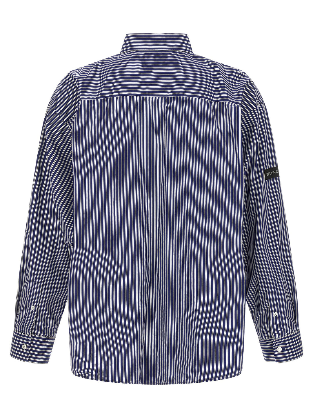 Balenciaga Striped Shirt Shirt and Blouse - Blue | fd6b6fc692a7844f05e9fc908d63e7fce28a5207