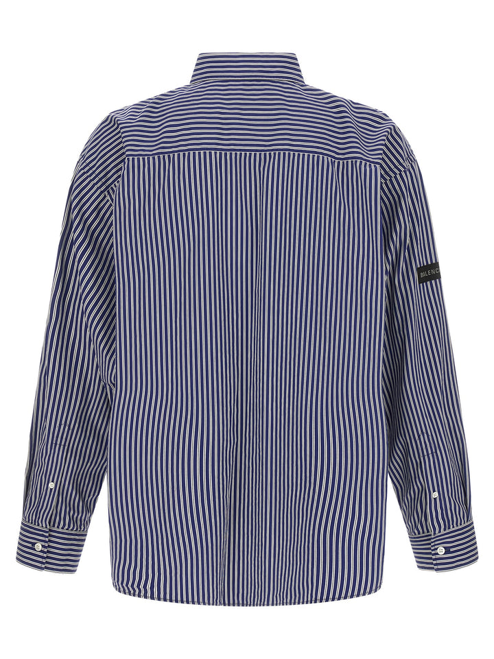 Balenciaga Striped Shirt Shirt and Blouse - Blue | fd6b6fc692a7844f05e9fc908d63e7fce28a5207