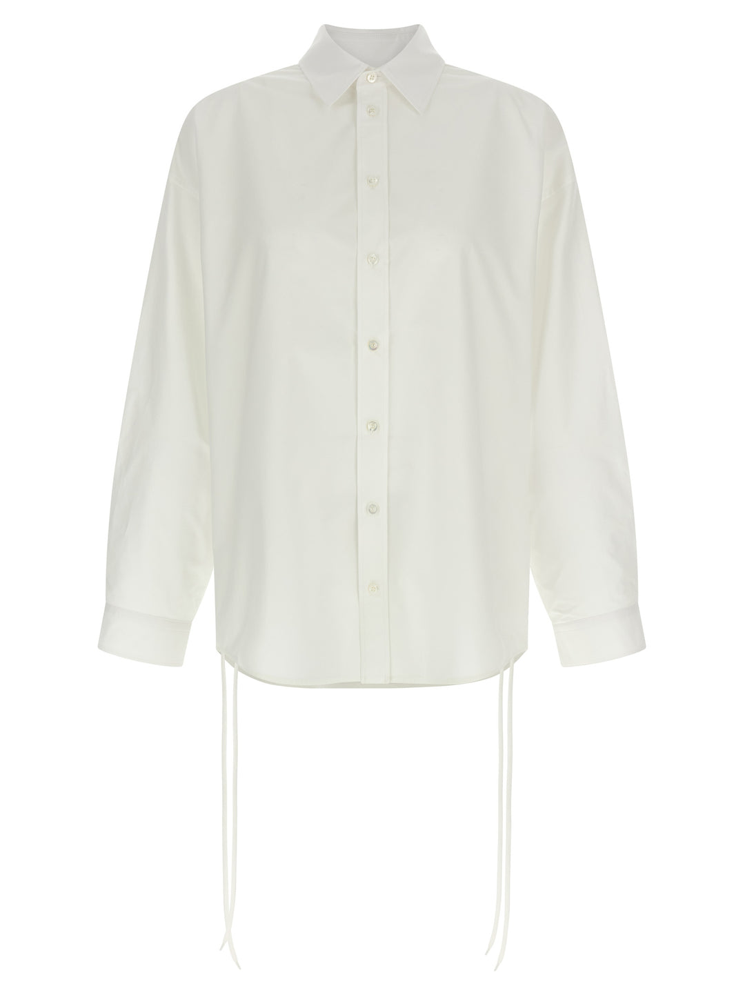 Balenciaga Lace-Up Shirt and Blouse - White | 5ad8e68be639e923643c4255025f8ec78185037c