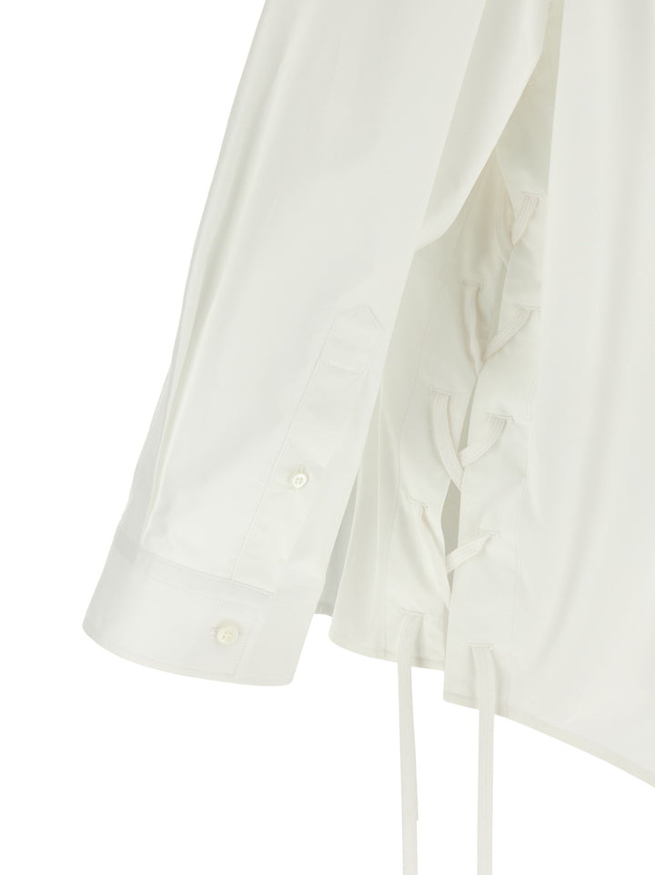 Balenciaga Lace-Up Shirt and Blouse - White | 3e95b7a87d7060fc11e284b601d5d9a68740ca22