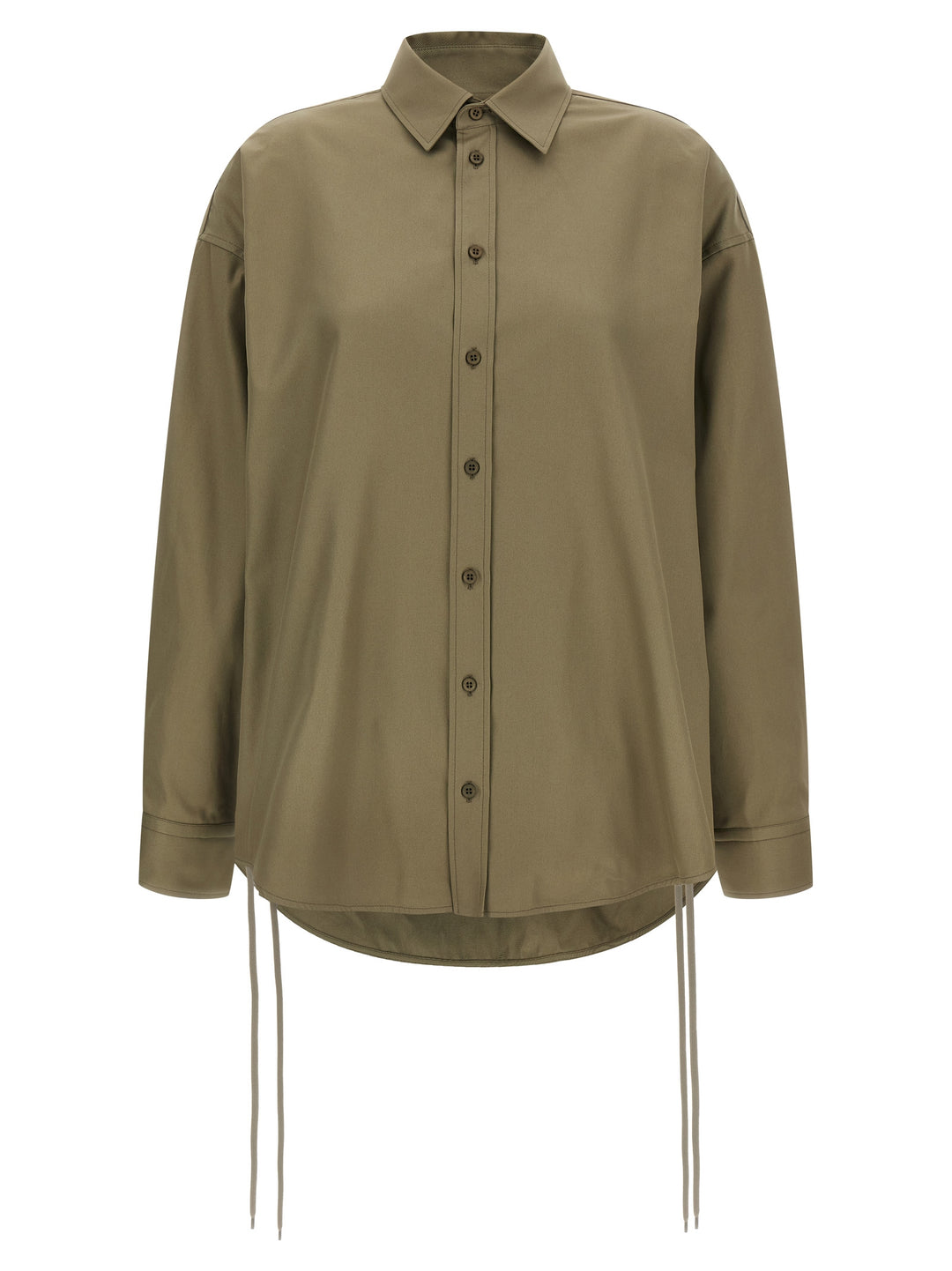 Balenciaga Lace-Up Shirt and Blouse - Green | 53c5bc62fbac8a55d19ba940baedf6de0116a69c