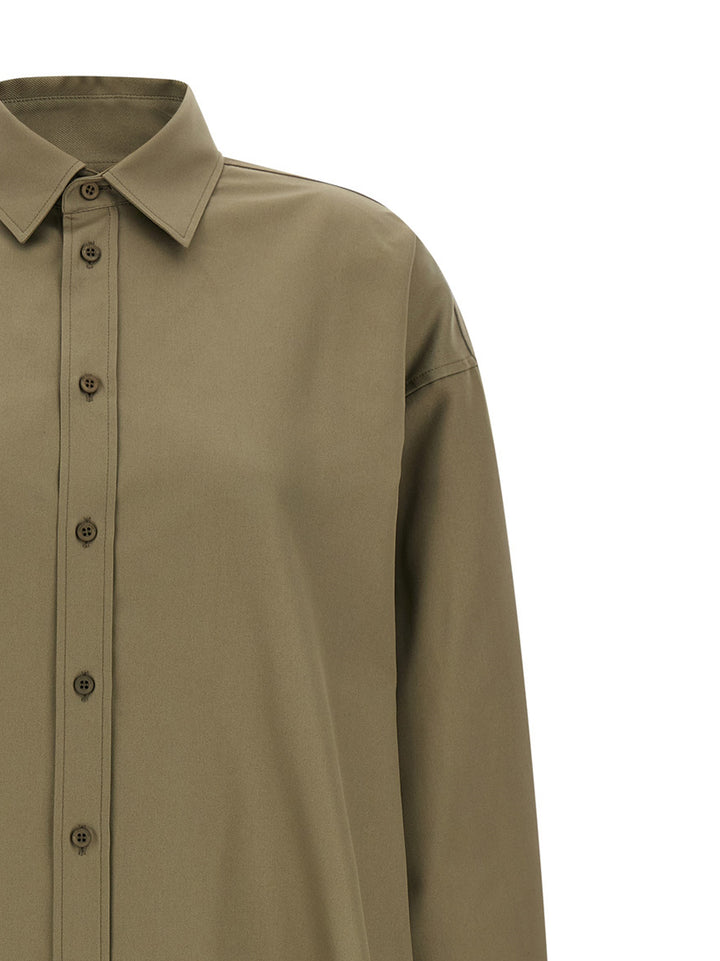 Balenciaga Lace-Up Shirt and Blouse - Green | 803823b3808496203290cde83fd97e1466b99545