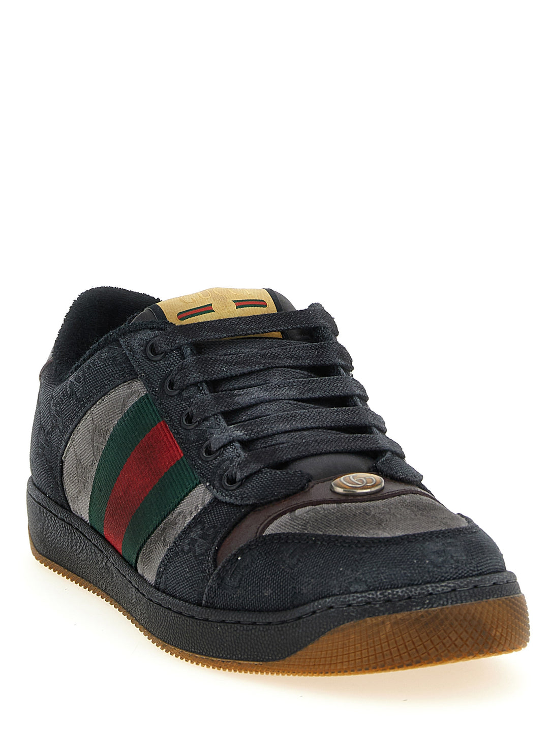 Gucci Screener Sneakers - Black | 3111bc533c4d75dae5738d38ce2b2f7741623f12