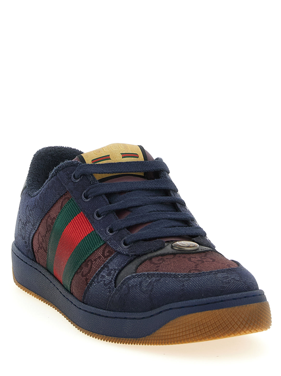 Gucci Screener Sneakers - Blue | 8452279fd57c1d9995c60924cbddb8f9928a22d0