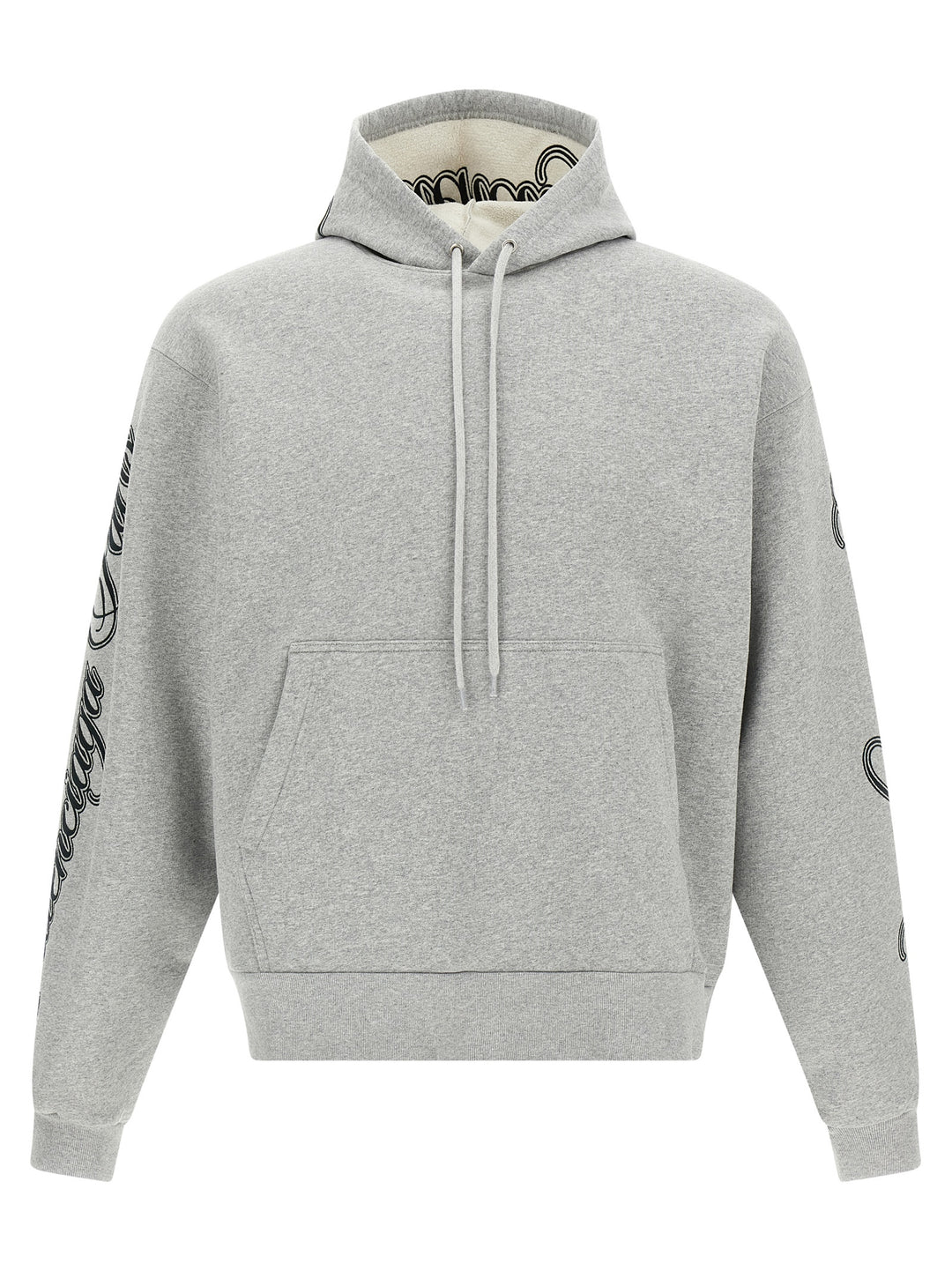 Balenciaga Cursive Sweatshirt - Gray | e7178699be7d637c6225f18055d2f67d598fff84