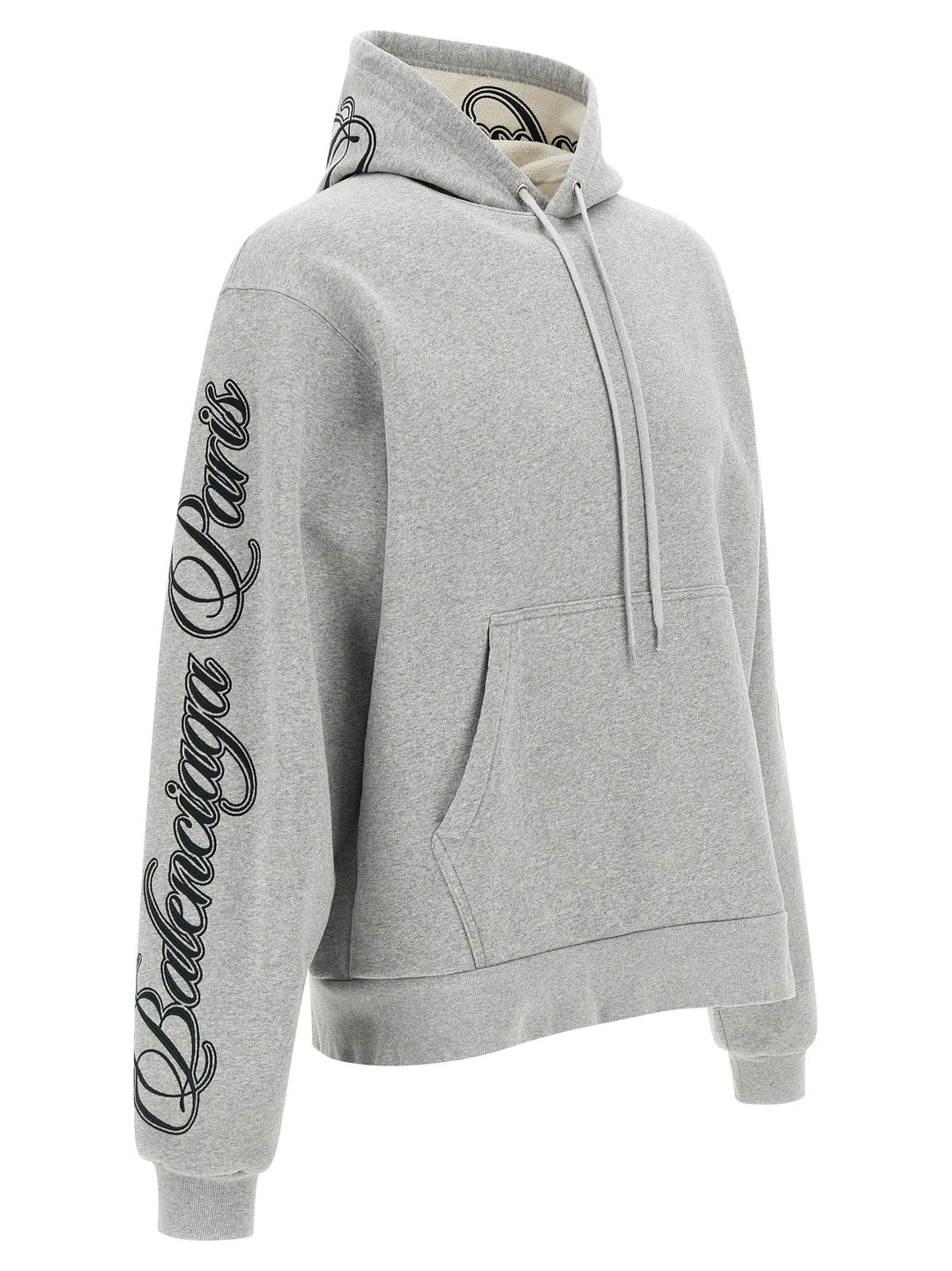 Balenciaga Cursive Sweatshirt - Gray | a3ac867d4d848aa2506d2e48f768e49016137c45