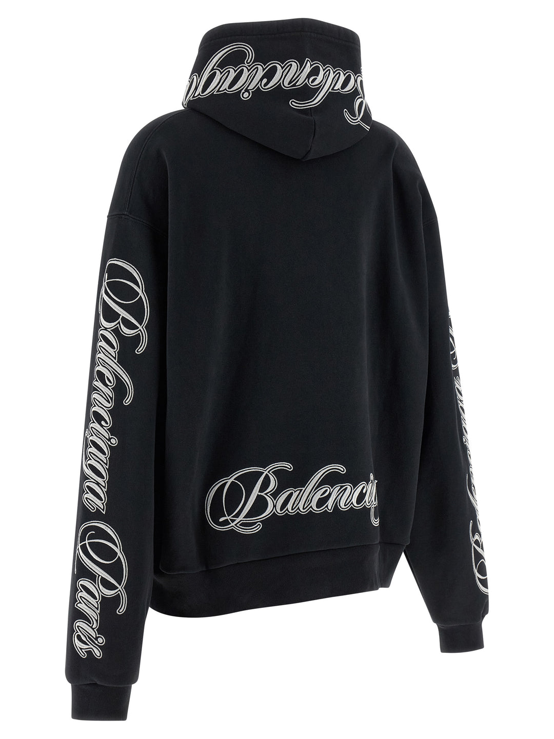 Balenciaga Cursive Sweatshirt - Black | 1a6d7b1b5e935a8f37a89a6cdb353360b2ac15ac