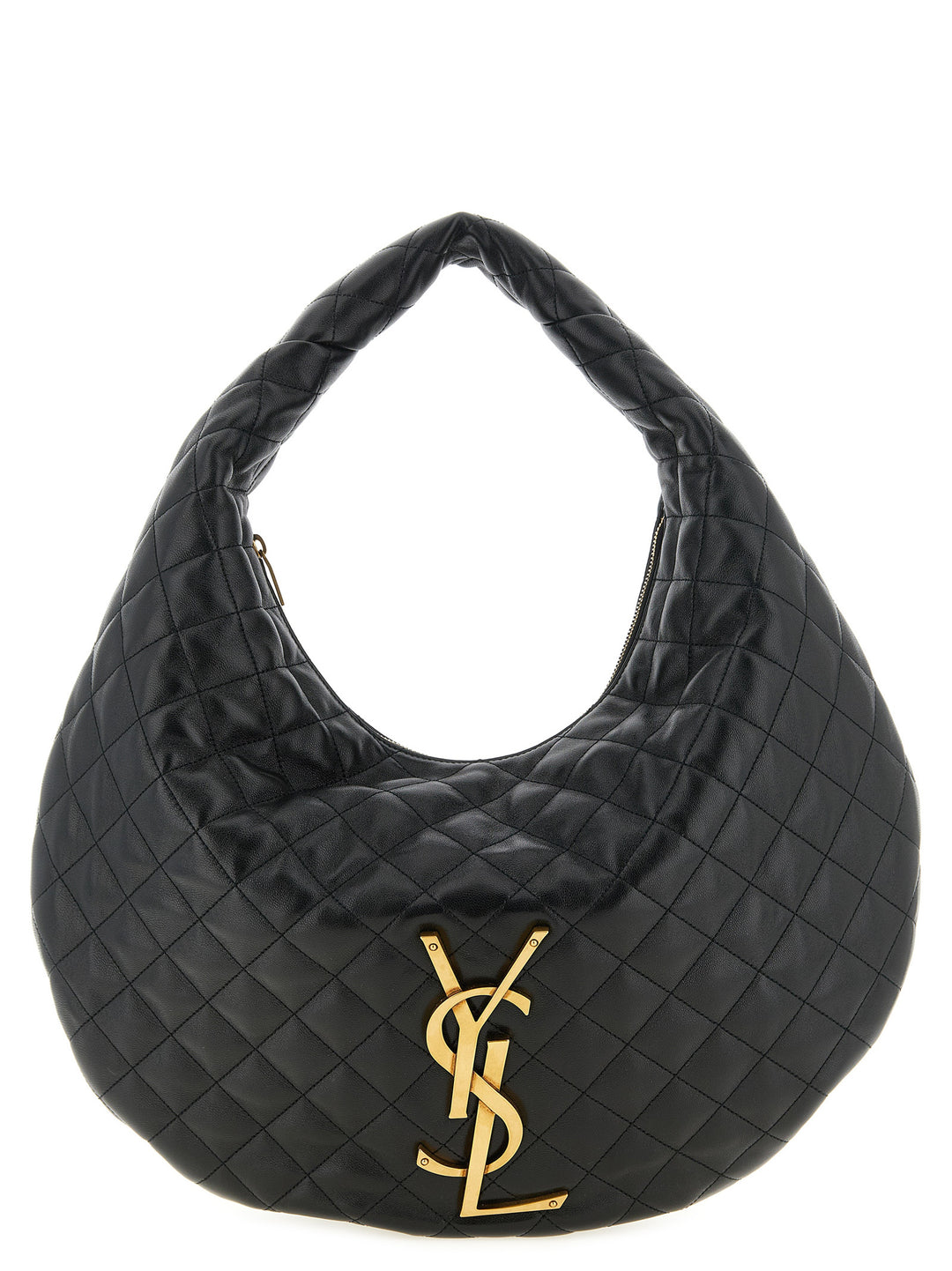 Saint Laurent Hobo Icare Shoulder Bags - Black | 35b13ad565bd1902cf1f1ed4dde8d4bc04b13223